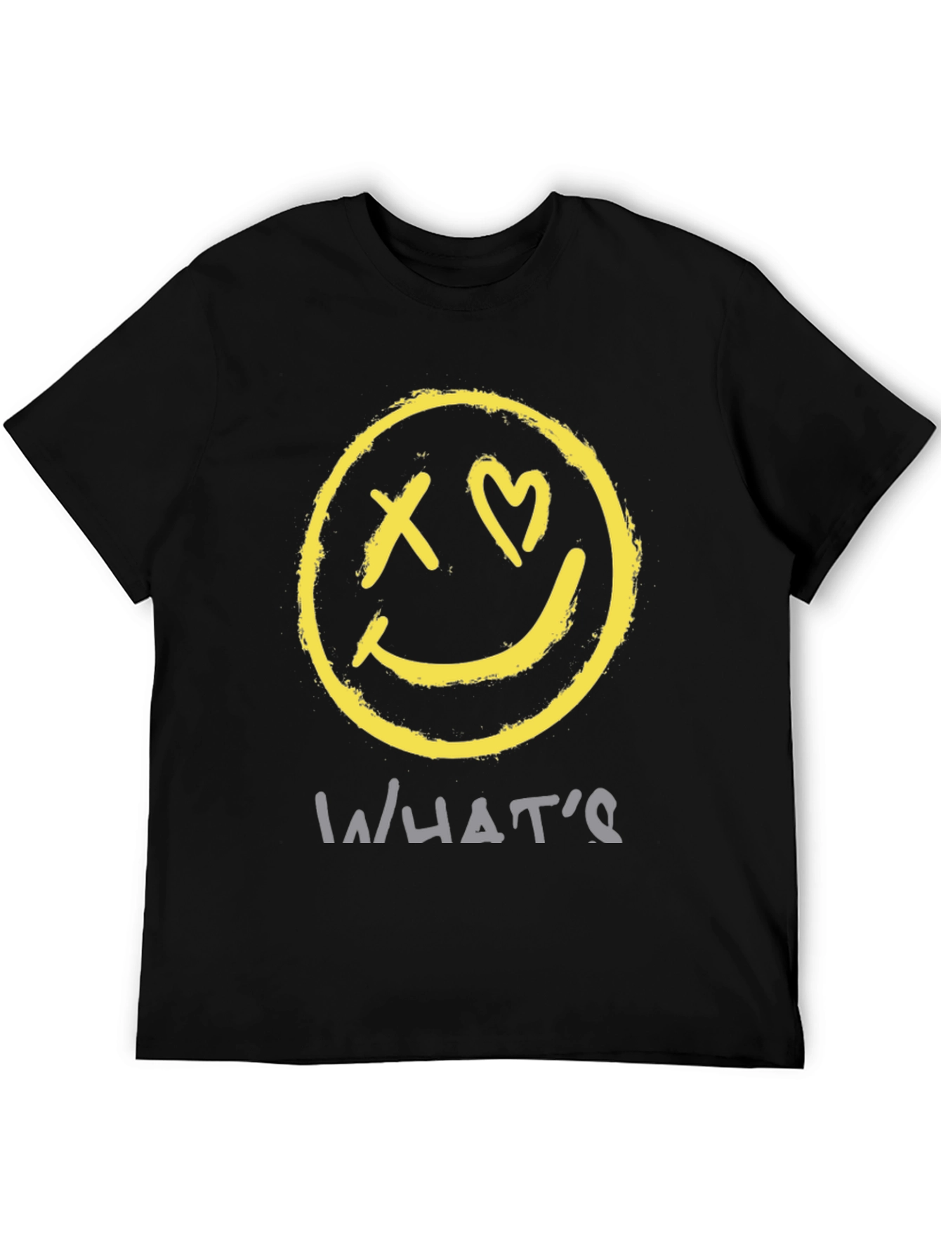 Smiley Face Graphic Tee - Whats Love?