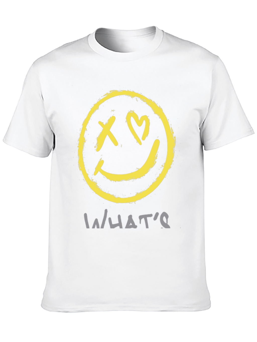 Smiley Face Graphic Tee - Whats Love?