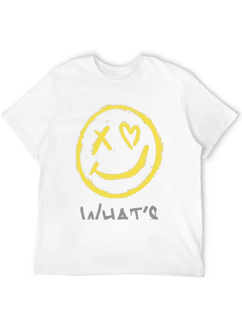 Smiley Face Graphic Tee - Whats Love?