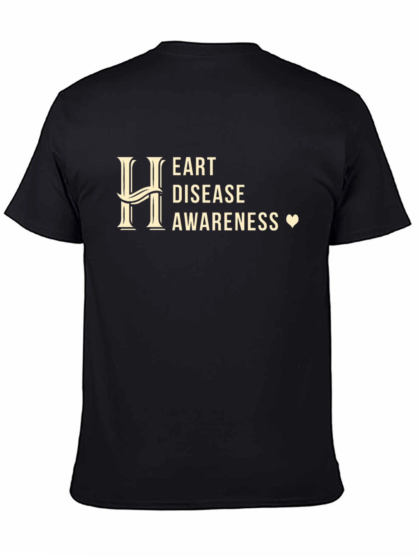 Heart Disease Awareness Graphic Tee