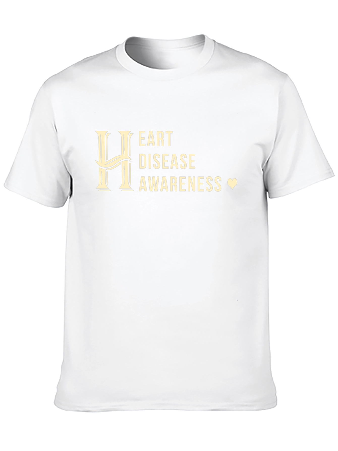 Heart Disease Awareness Graphic Tee