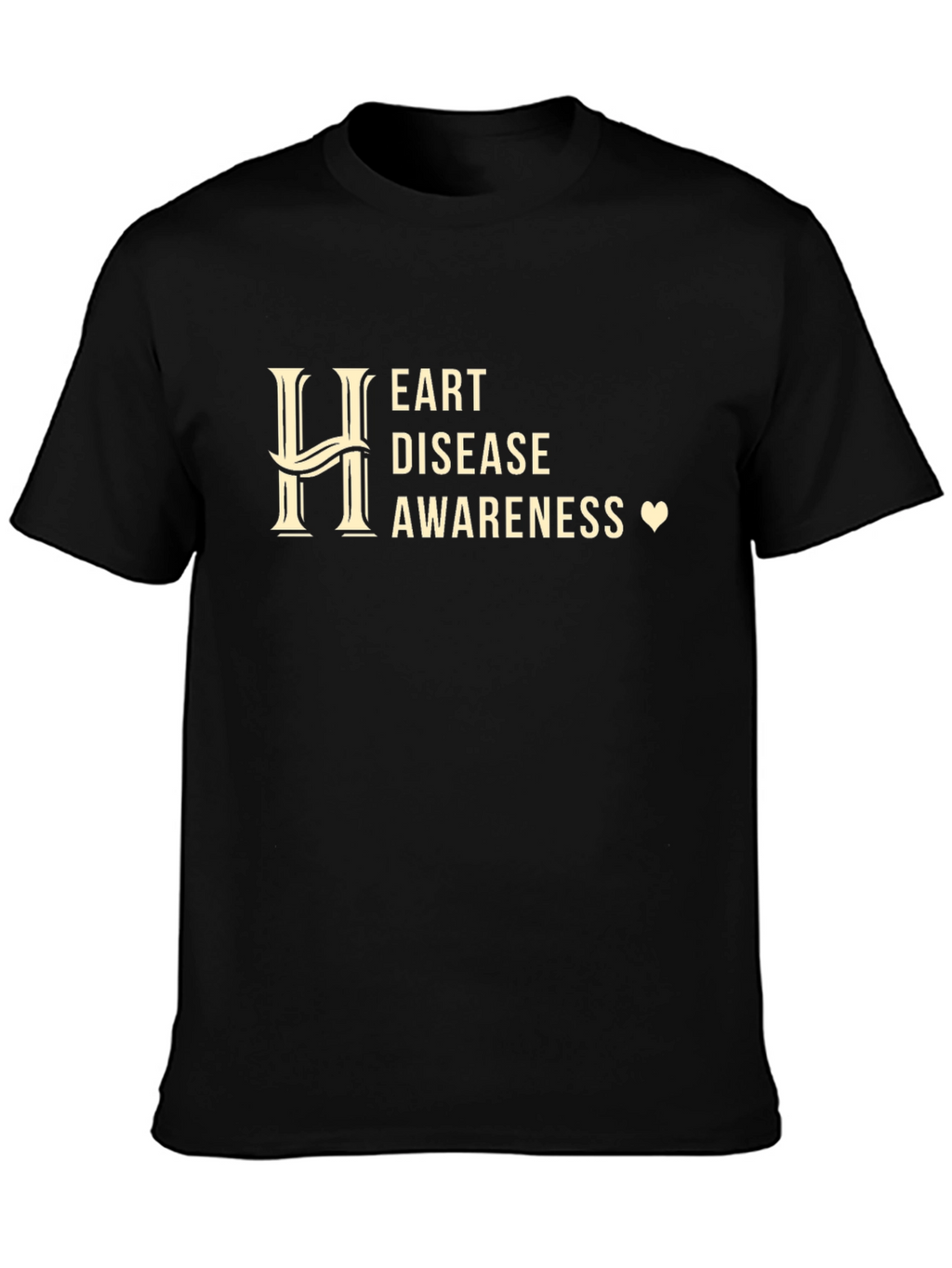 Heart Disease Awareness Graphic Tee