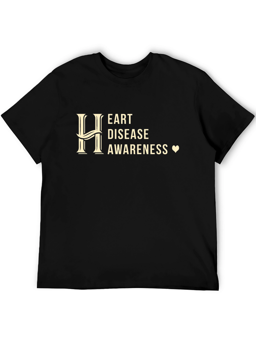 Heart Disease Awareness Graphic Tee