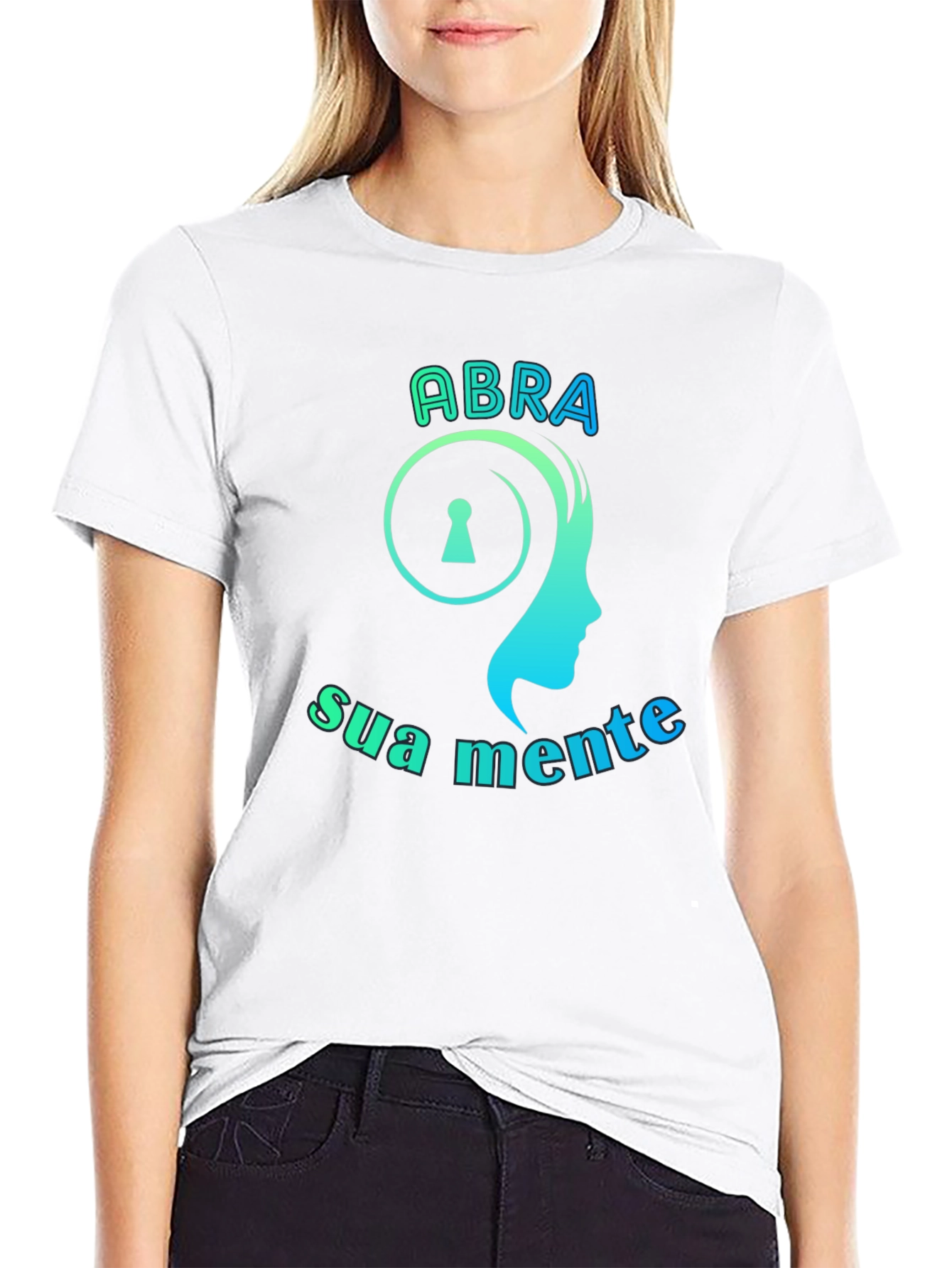 Open Your Mind Graphic Tee - Modern Design