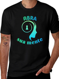 Open Your Mind Graphic Tee - Modern Design