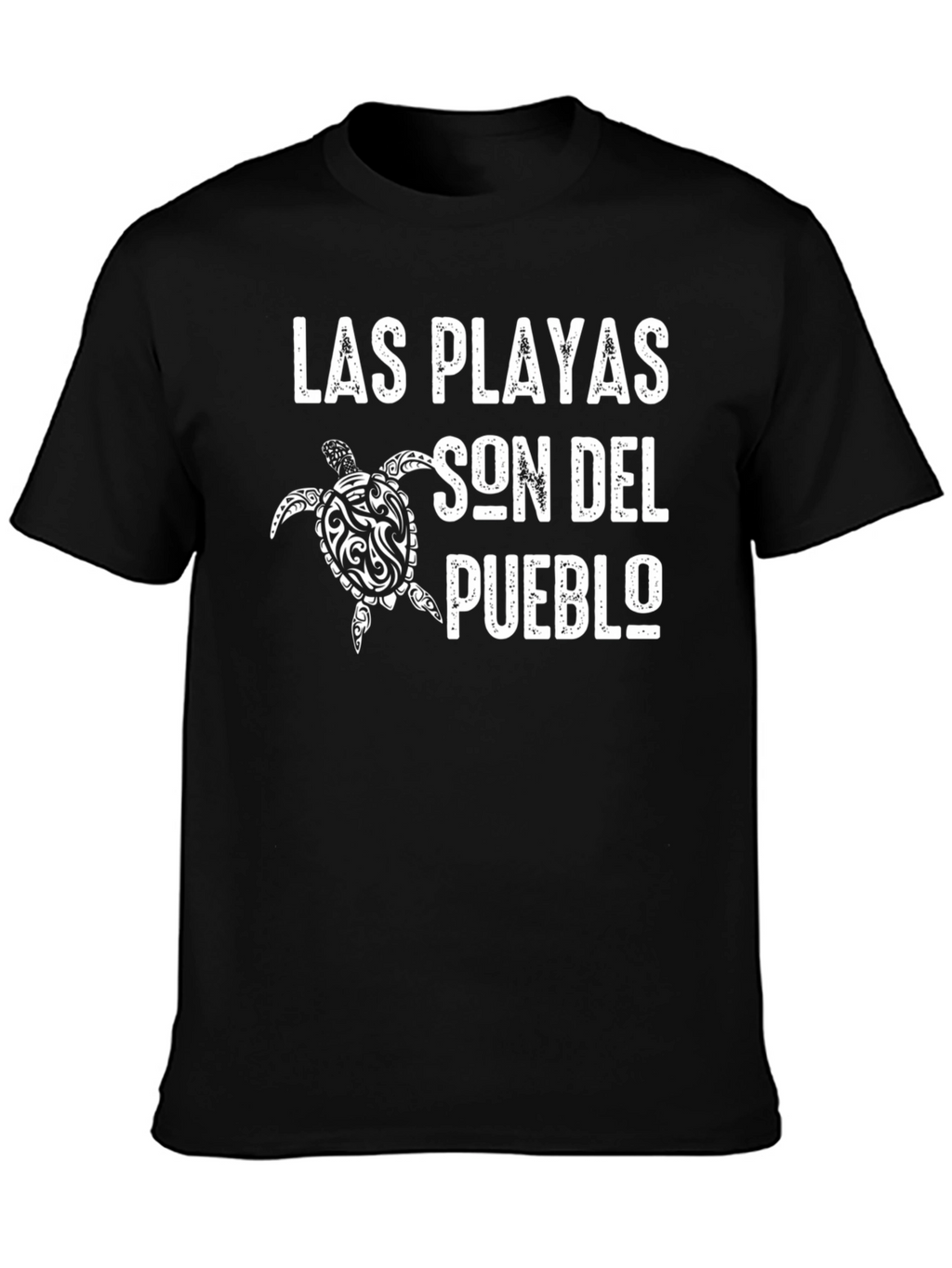 Las Playas Son Del Pueblo Turtle Graphic Tee
