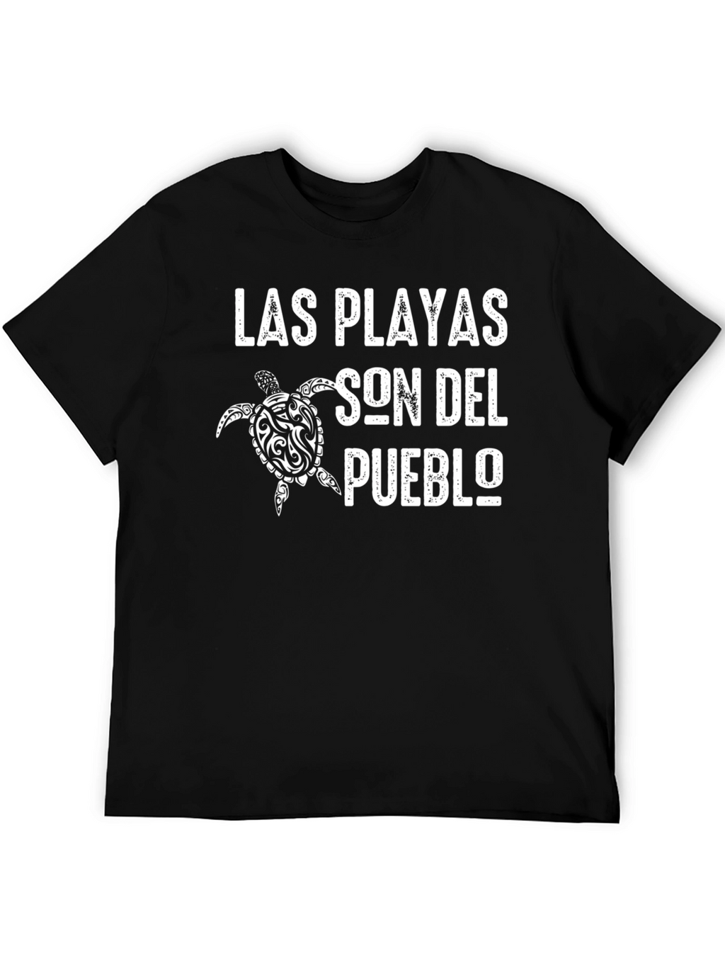 Las Playas Son Del Pueblo Turtle Graphic Tee