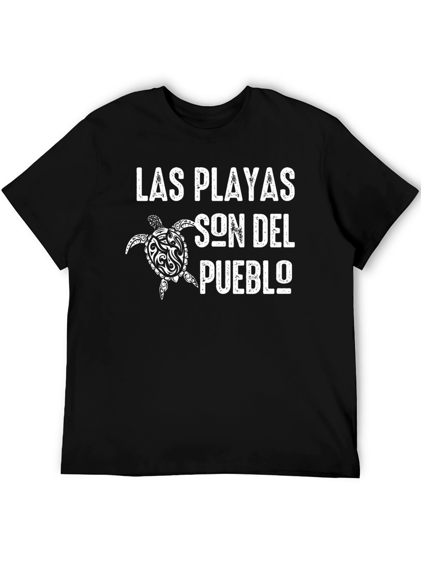 Las Playas Son Del Pueblo Turtle Graphic Tee