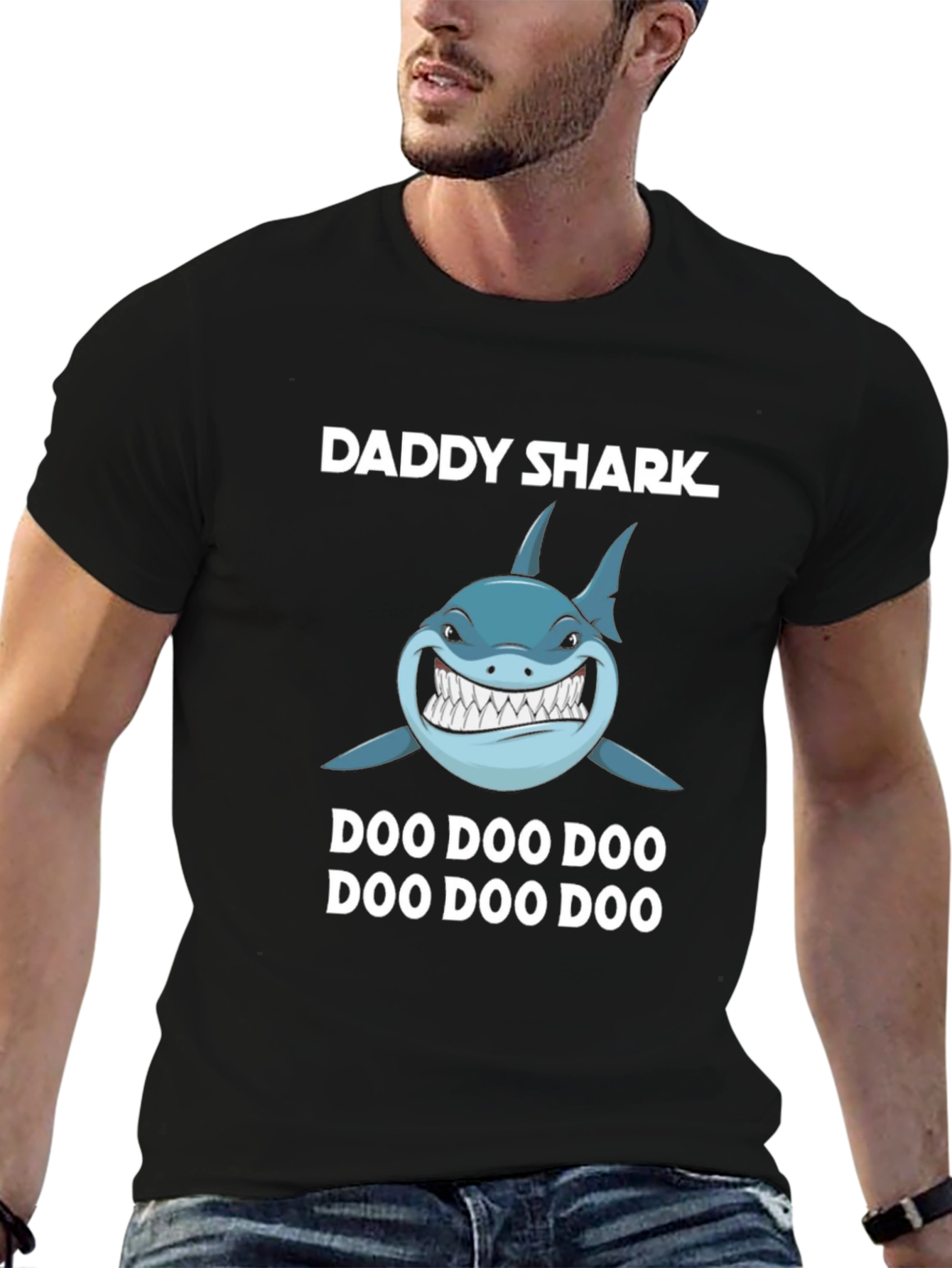 Daddy Shark Doo Doo Graphic Tee