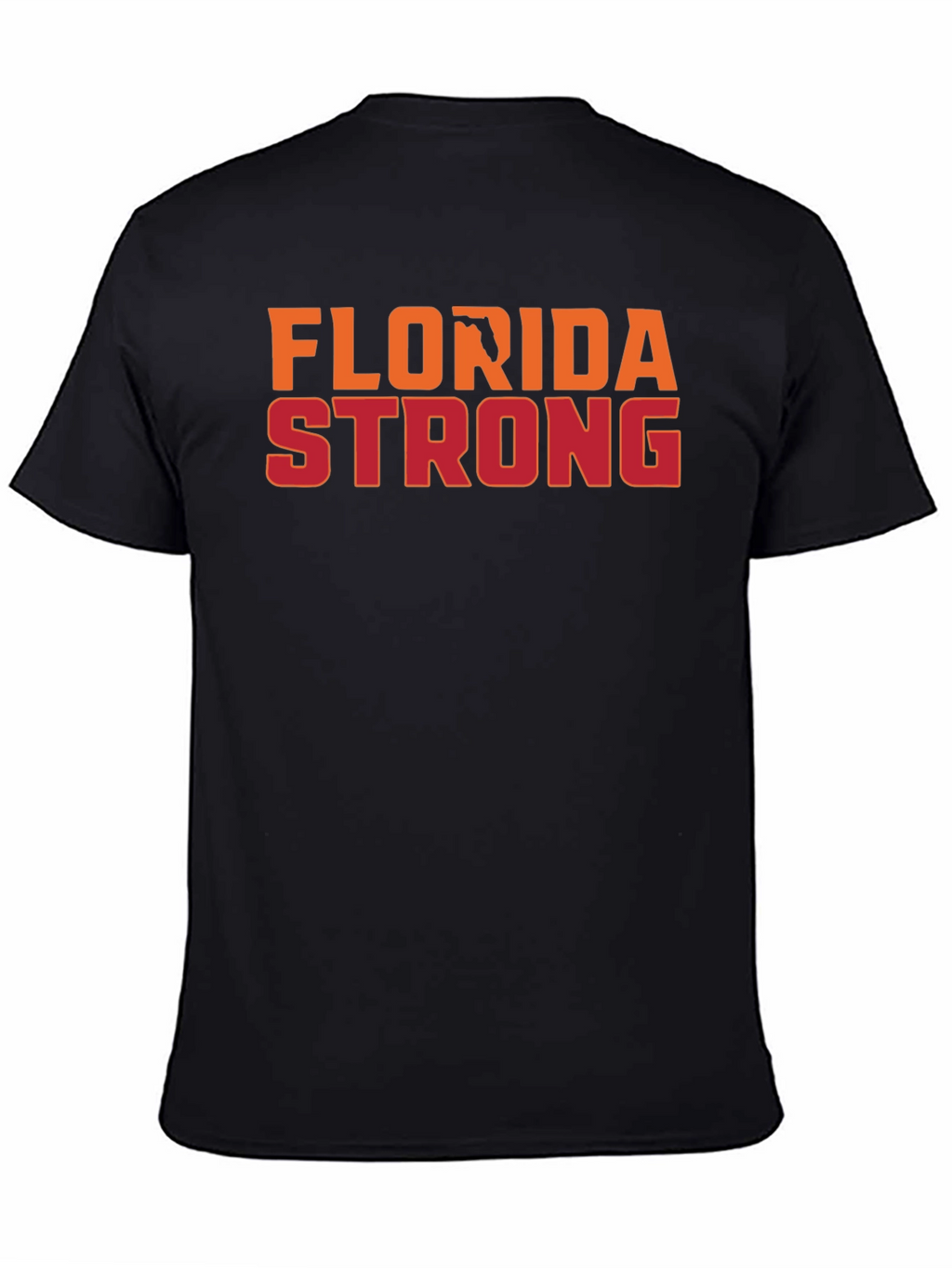Florida Strong Graphic Tee - Black Cotton