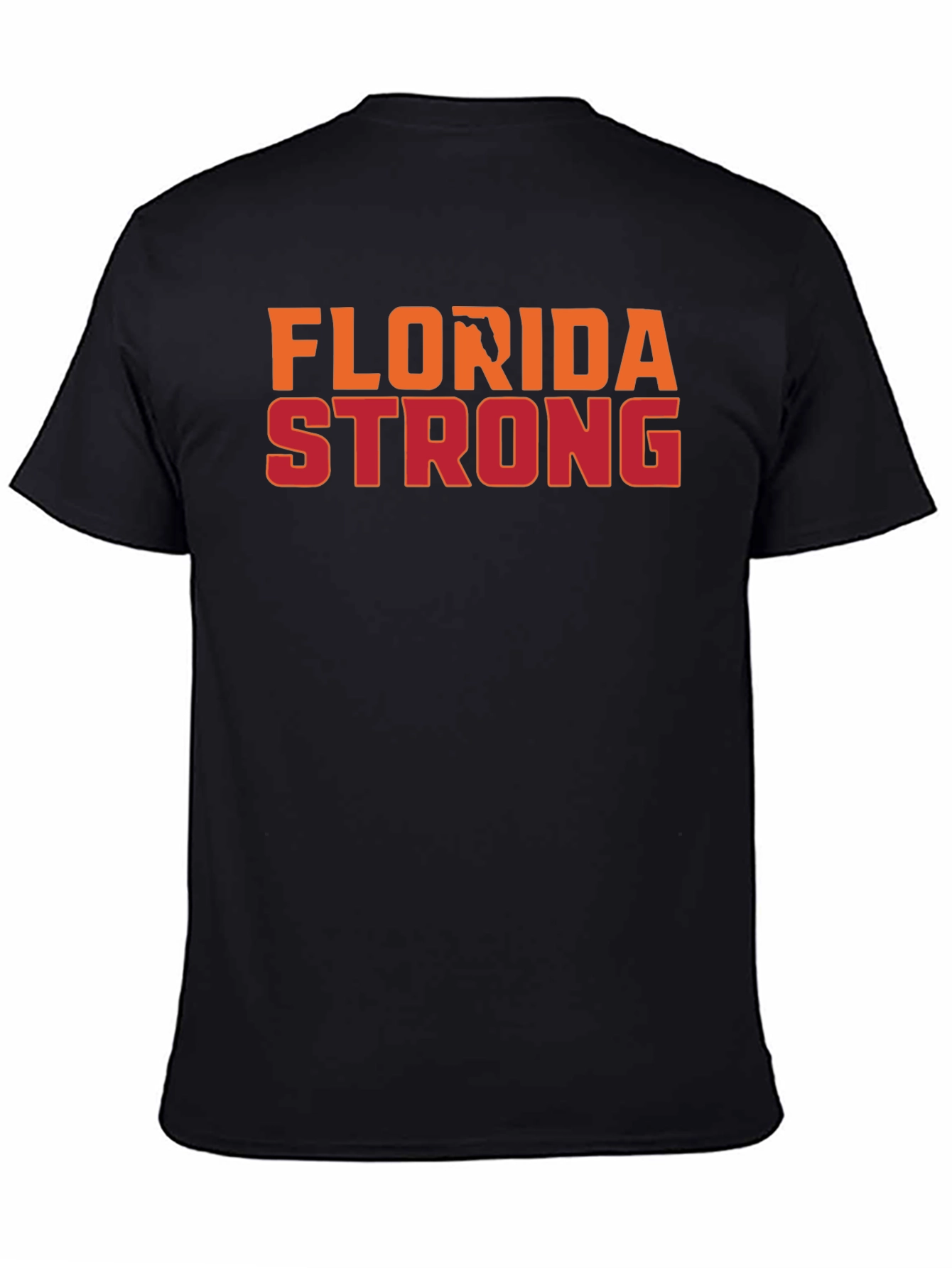 Florida Strong Graphic Tee - Black Cotton