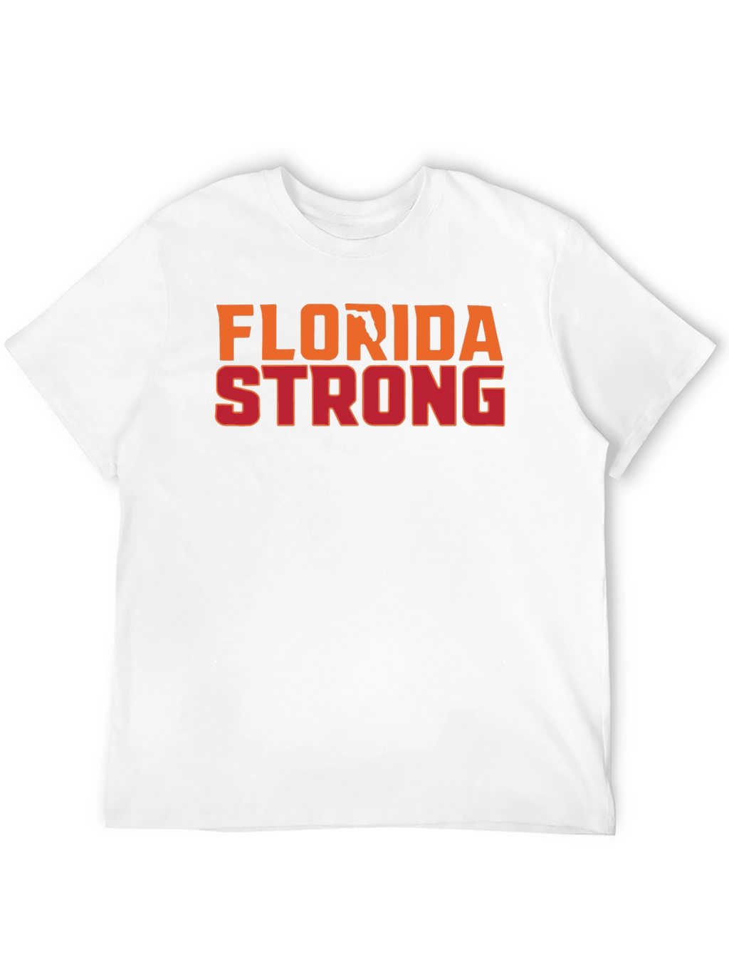Florida Strong Graphic Tee - Black Cotton