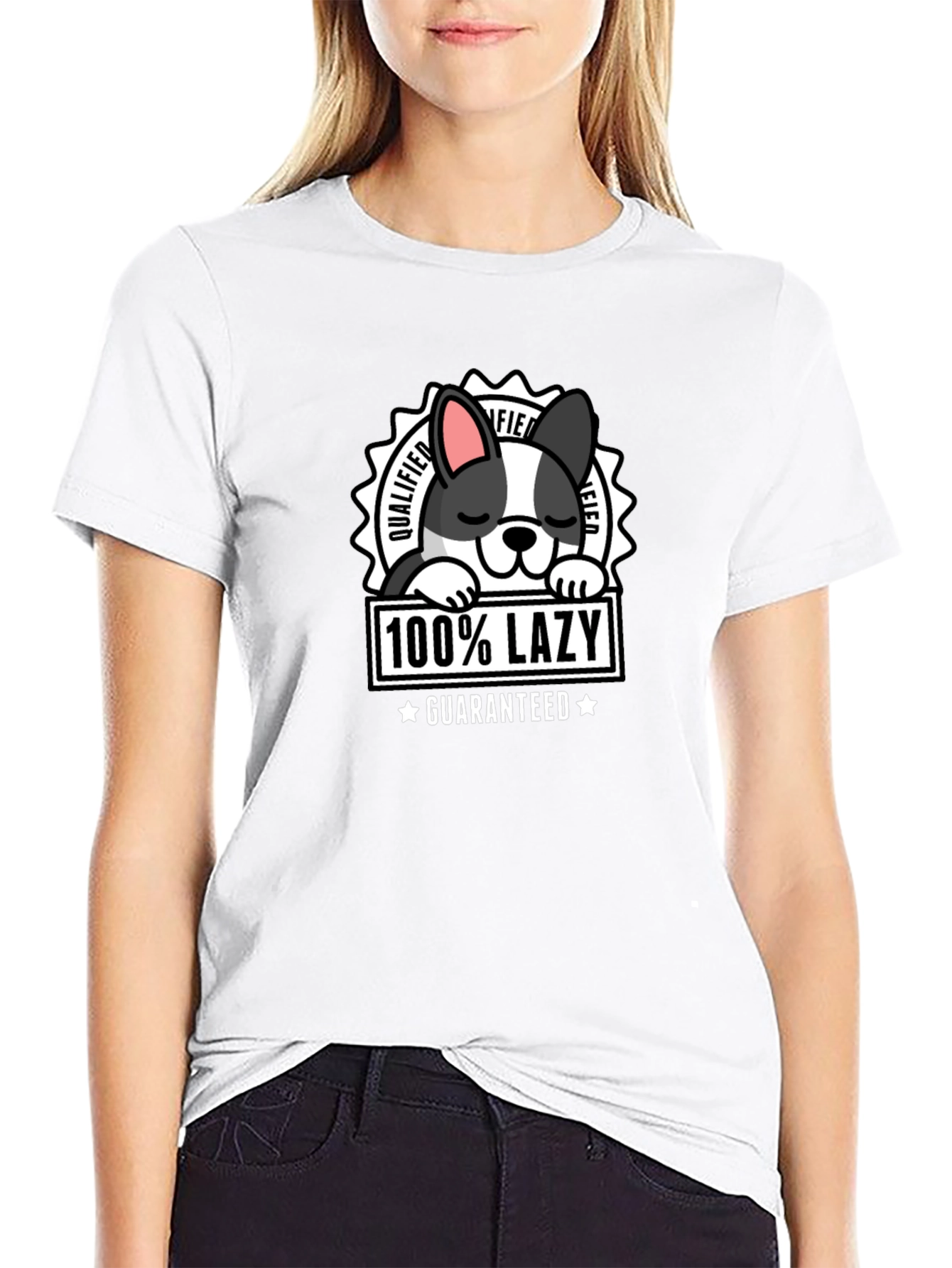 100% Lazy Dog Graphic T-Shirt