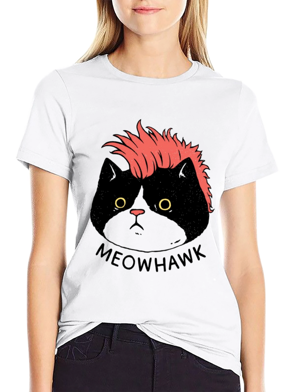 Meowhawk Cat T-Shirt