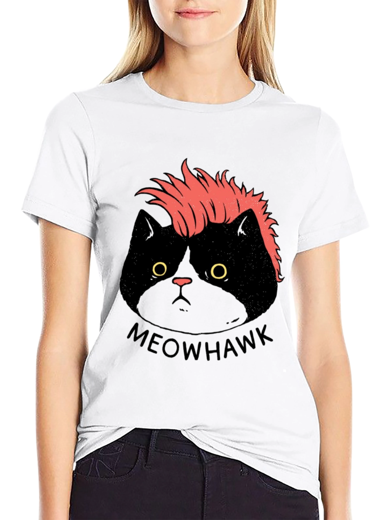 Meowhawk Cat T-Shirt