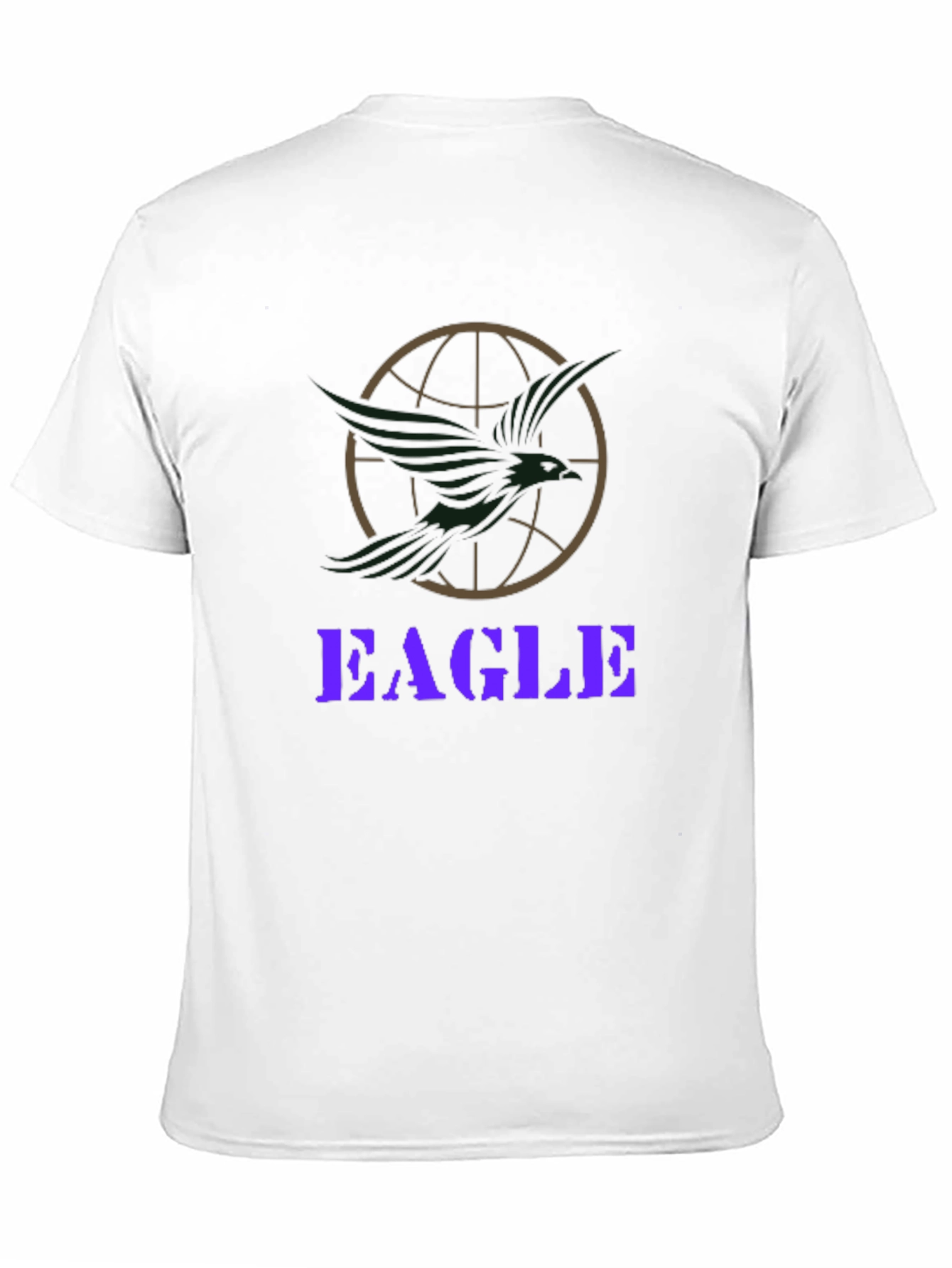 Eagle Globe Graphic Print T-Shirt