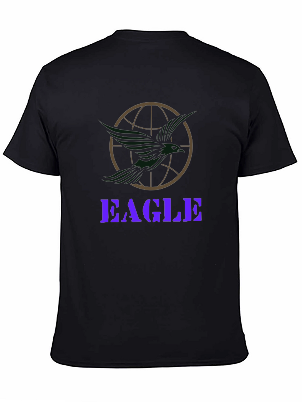 Eagle Globe Graphic Print T-Shirt