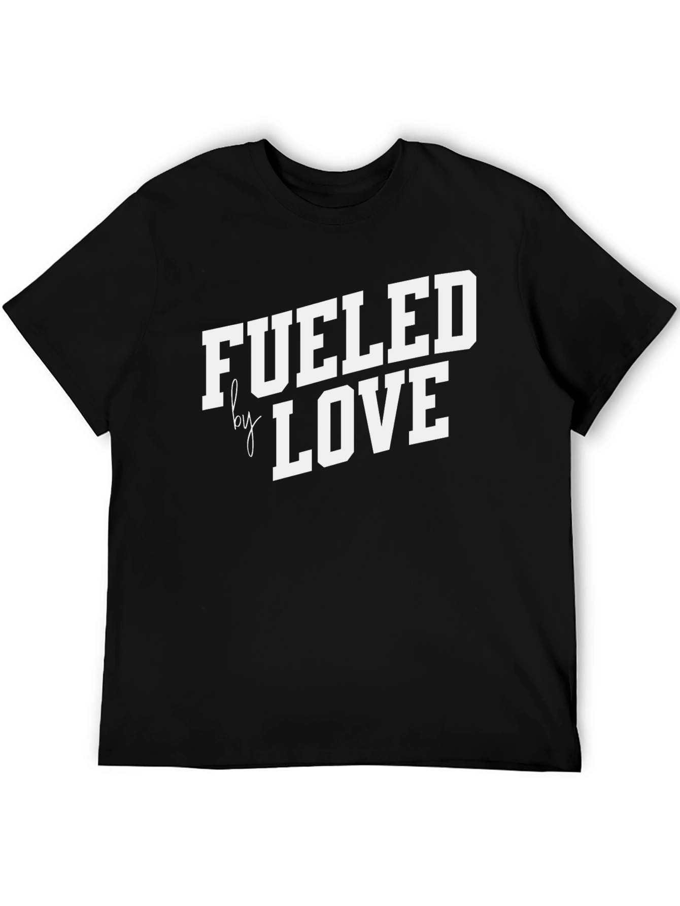 Fueled By Love T-Shirt - Black Graphic Tee