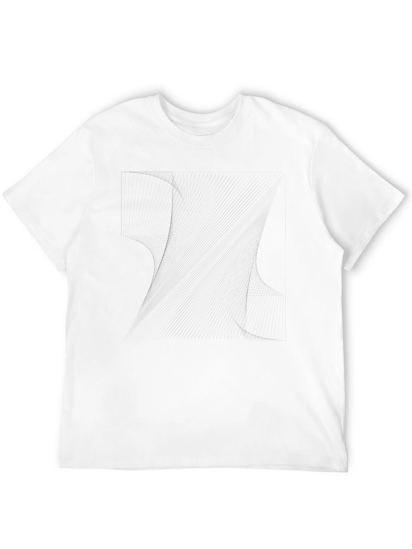 Mens Solid Black Crew Neck T-Shirt