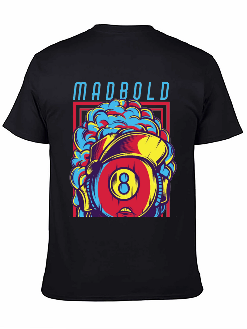 Madbold Eight Ball Graphic Tee - Retro Style