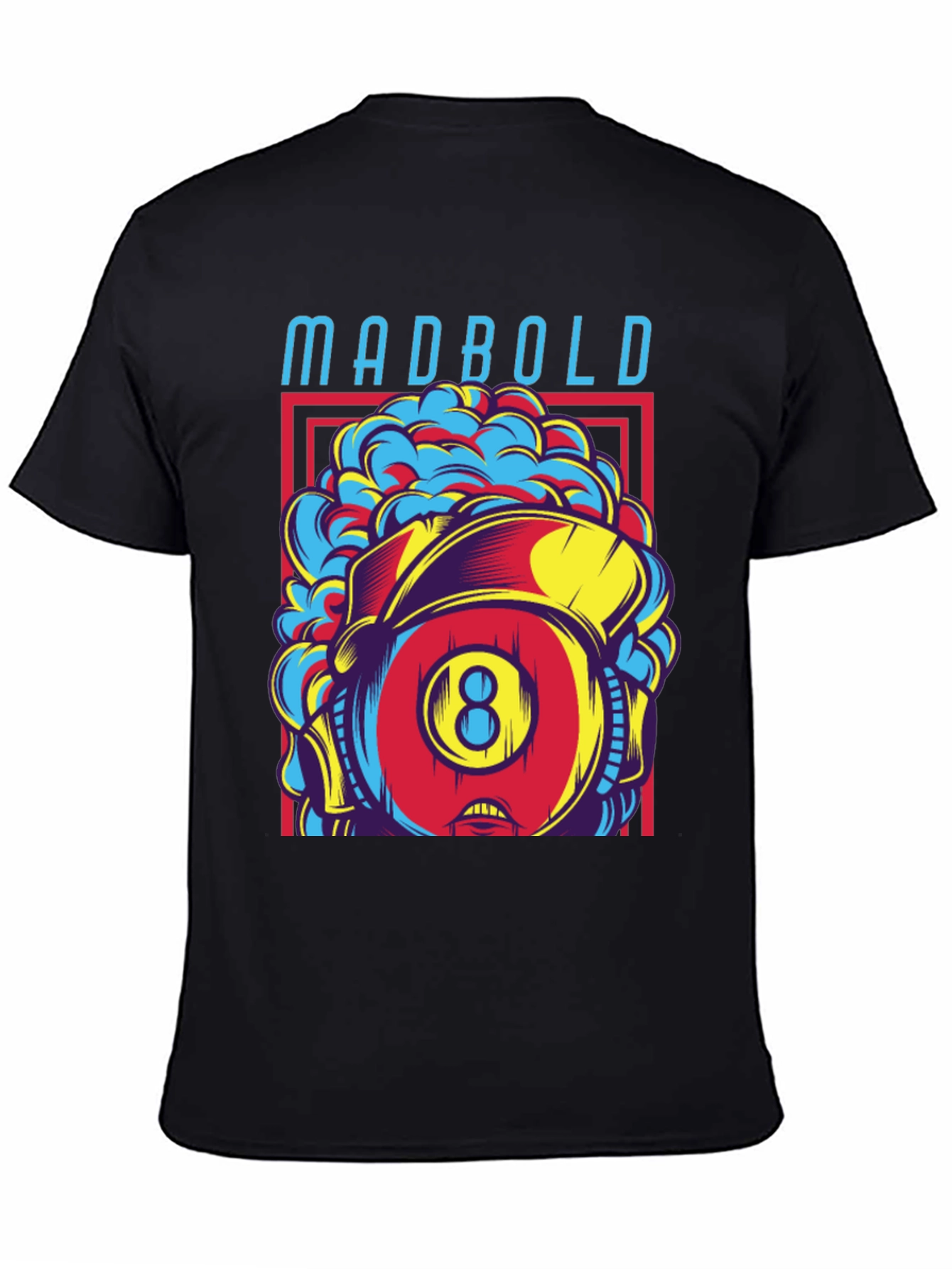 Madbold Eight Ball Graphic Tee - Retro Style