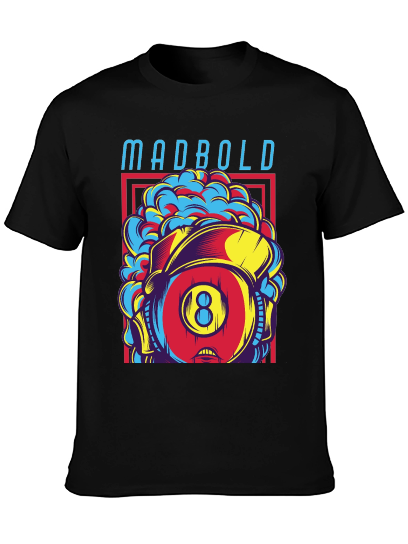 Madbold Eight Ball Graphic Tee - Retro Style
