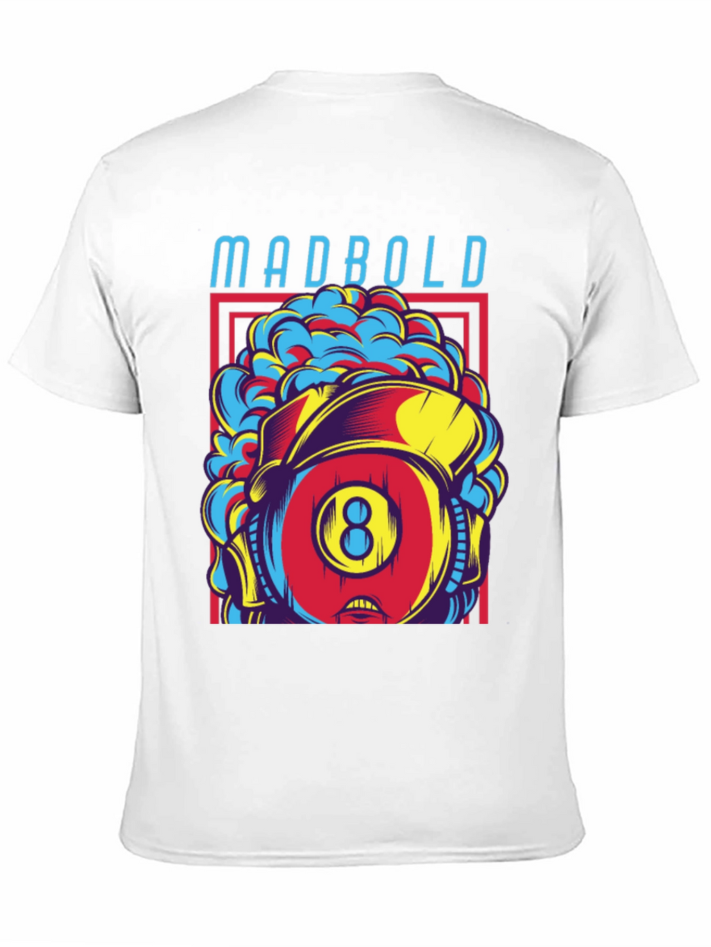 Madbold Eight Ball Graphic Tee - Retro Style