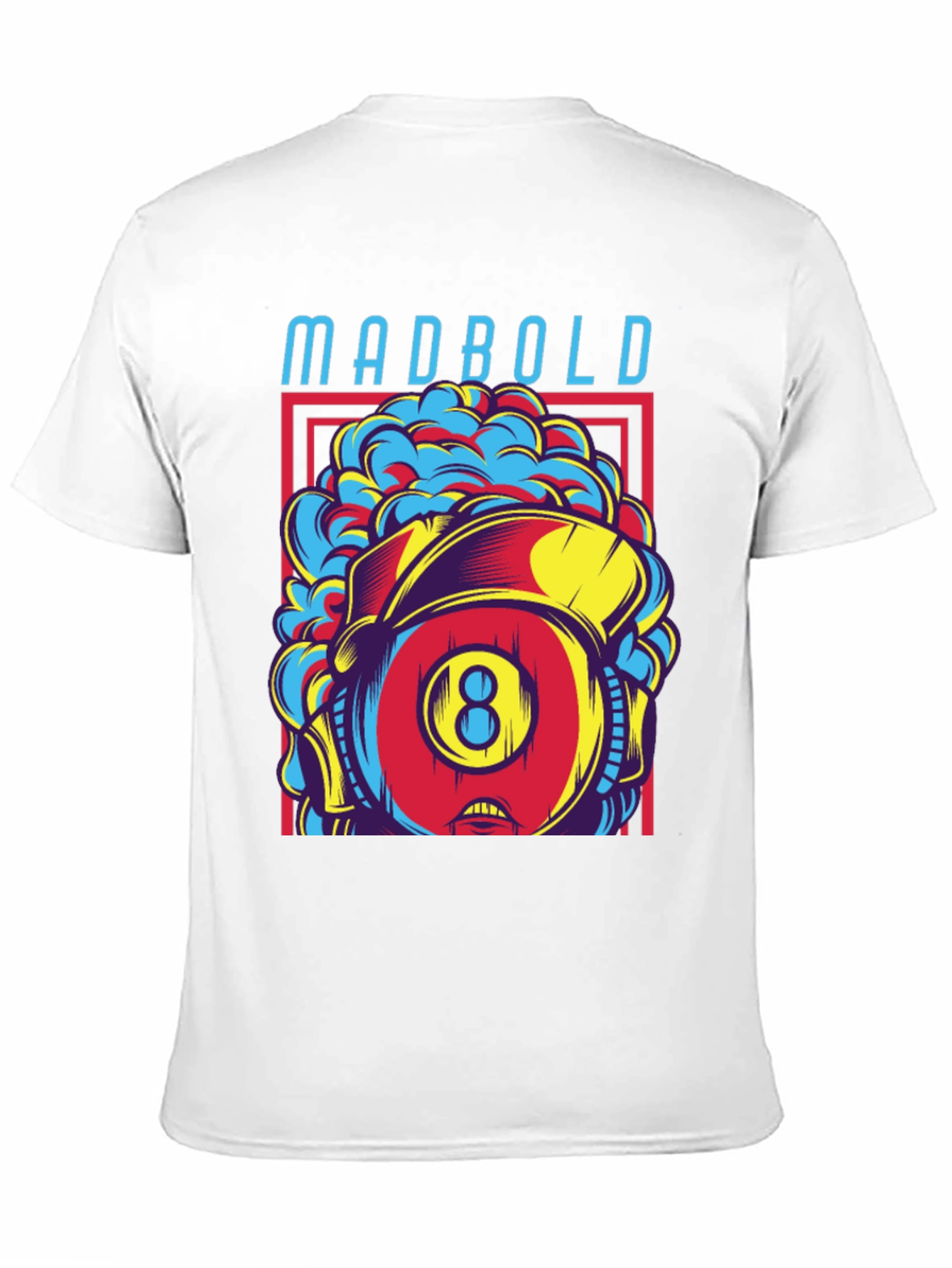 Madbold Eight Ball Graphic Tee - Retro Style