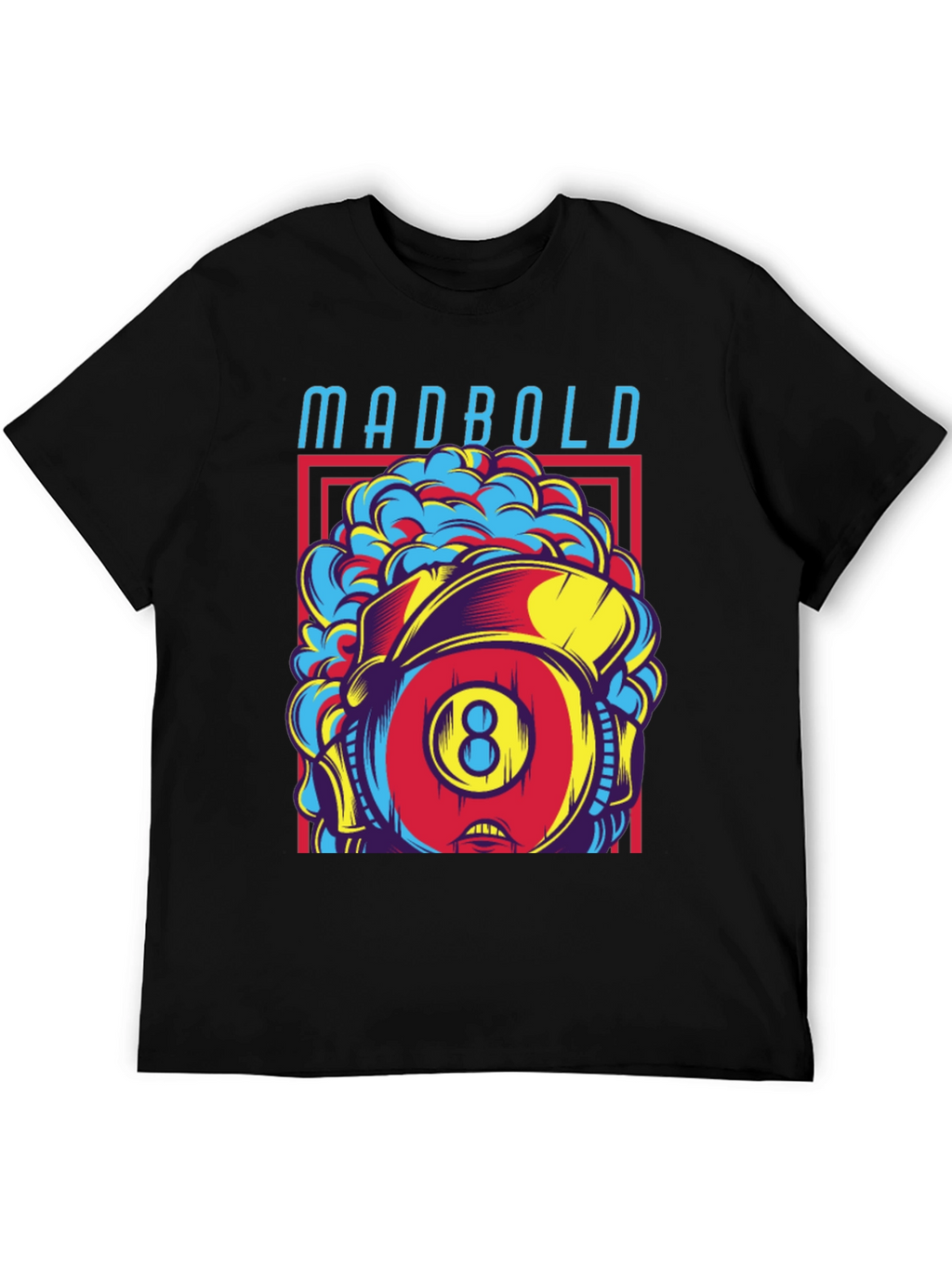 Madbold Eight Ball Graphic Tee - Retro Style