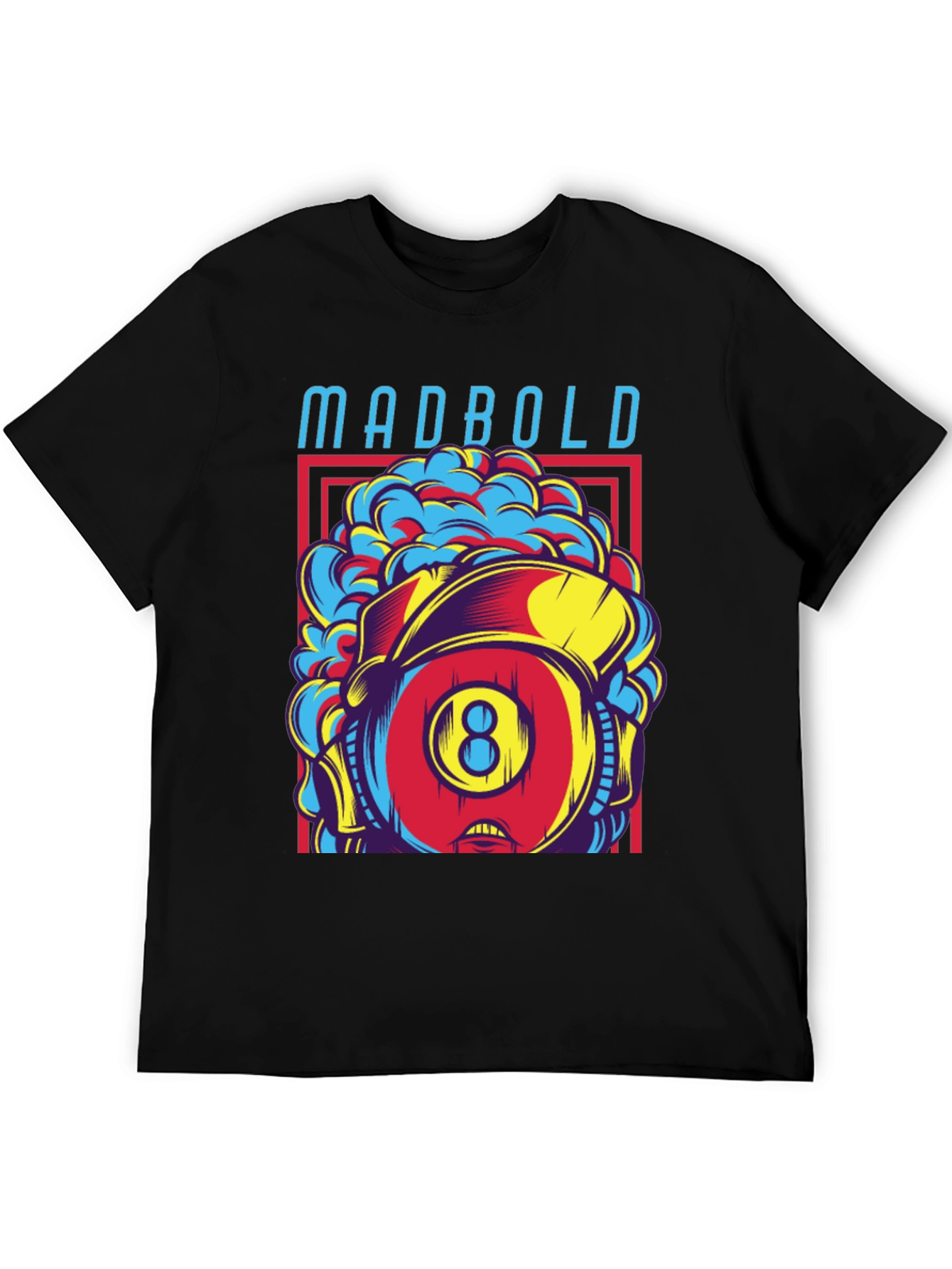 Madbold Eight Ball Graphic Tee - Retro Style