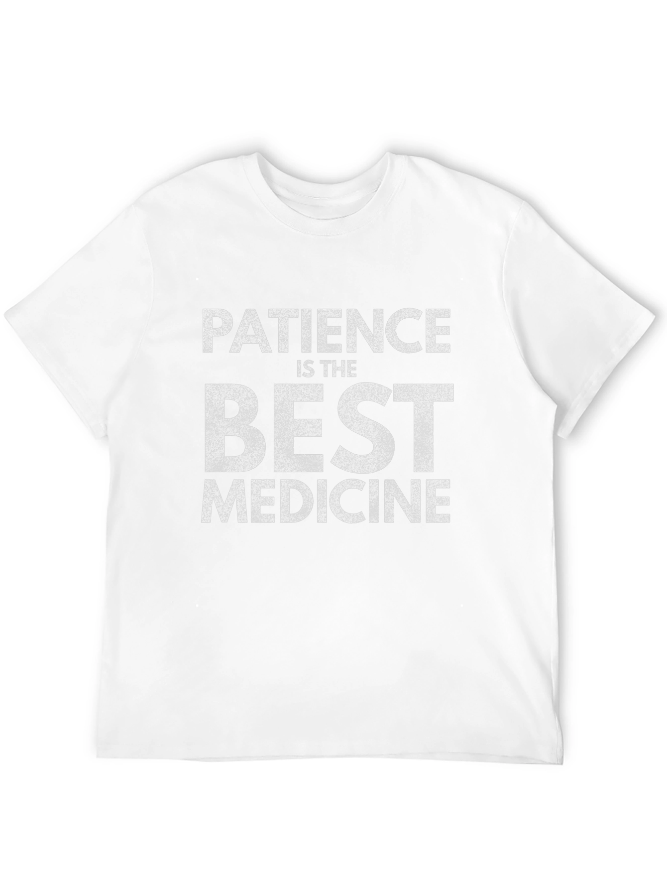 Patience is the Best Medicine Black Graphic T-Shirt