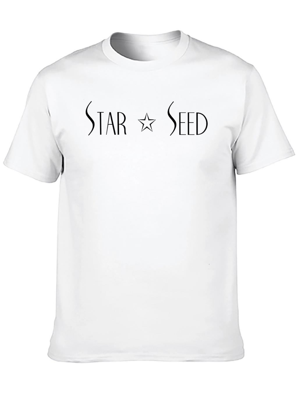Star Seed Graphic Tee - Modern Black T-Shirt
