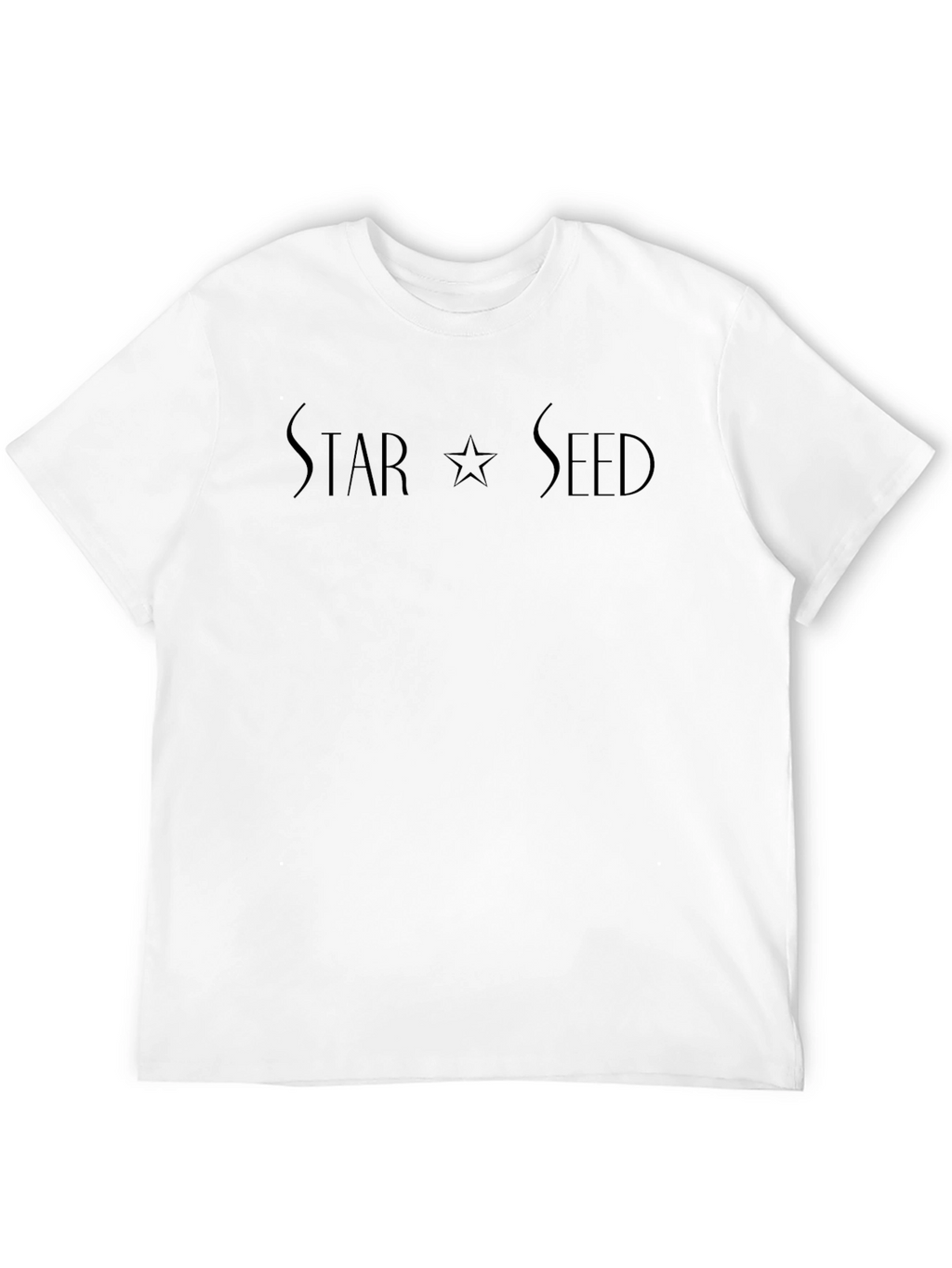 Star Seed Graphic Tee - Modern Black T-Shirt