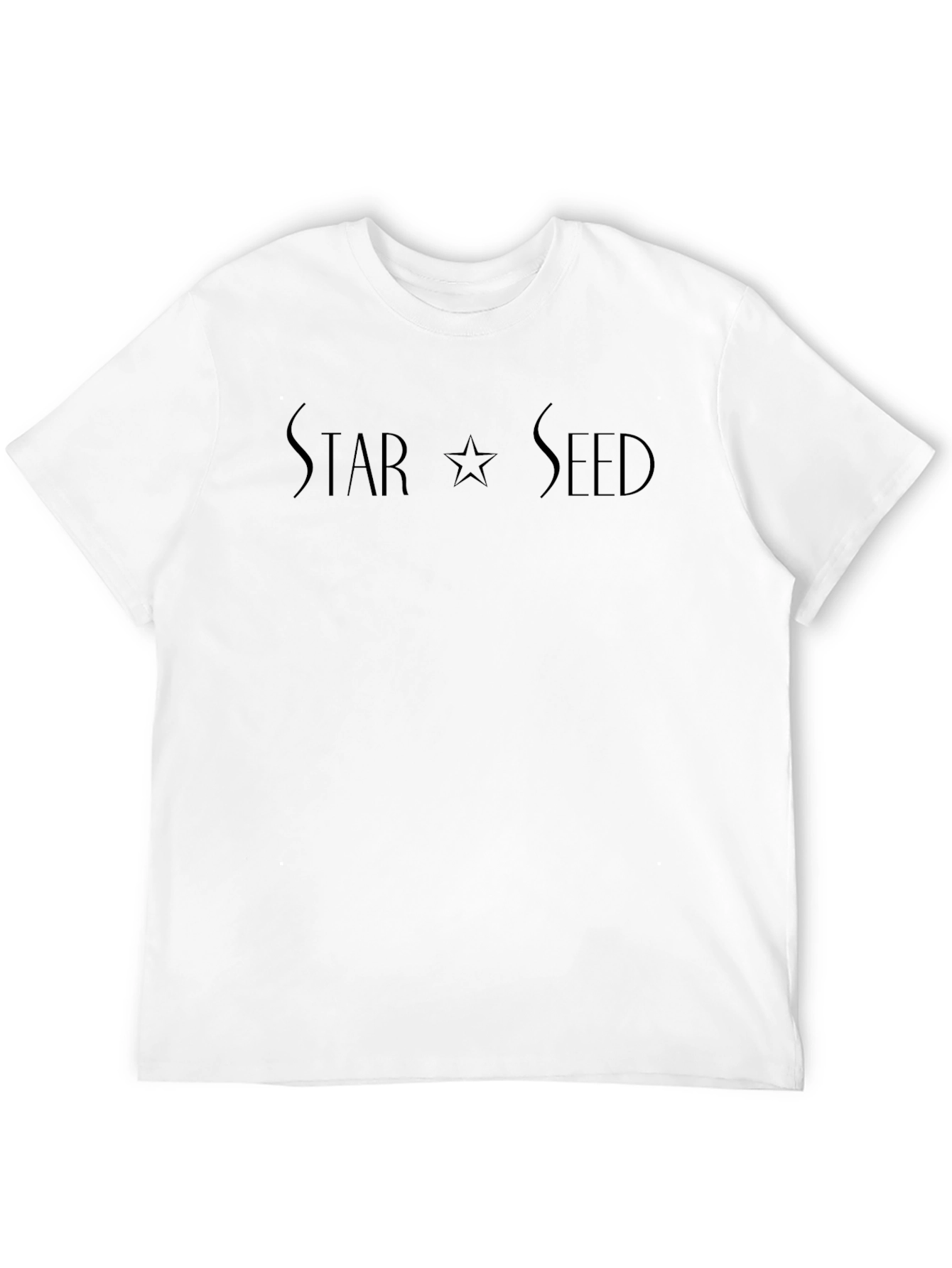 Star Seed Graphic Tee - Modern Black T-Shirt