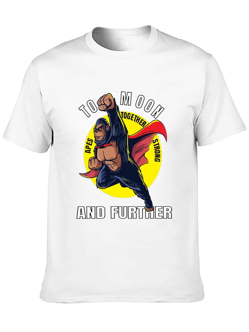 To Moon Together Ape Strong T-Shirt