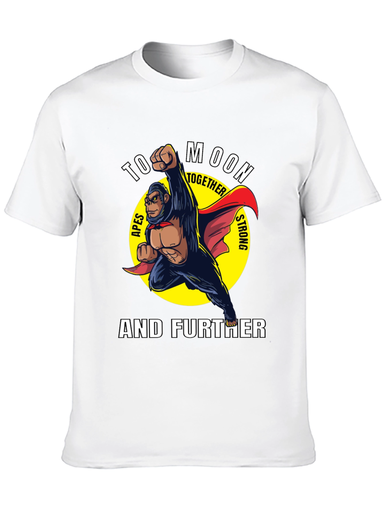 To Moon Together Ape Strong T-Shirt