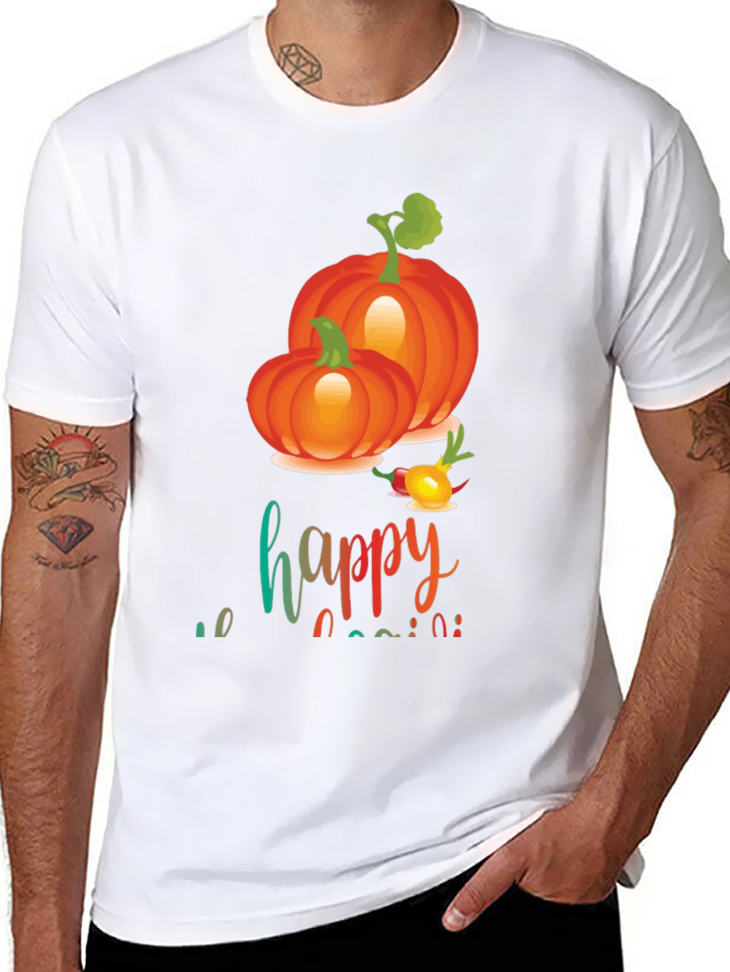Happy Harvest Pumpkin Graphic Tee