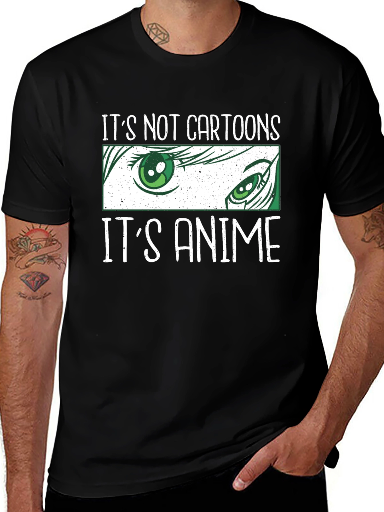 Its Not Cartoons Its Anime Graphic T-Shirt