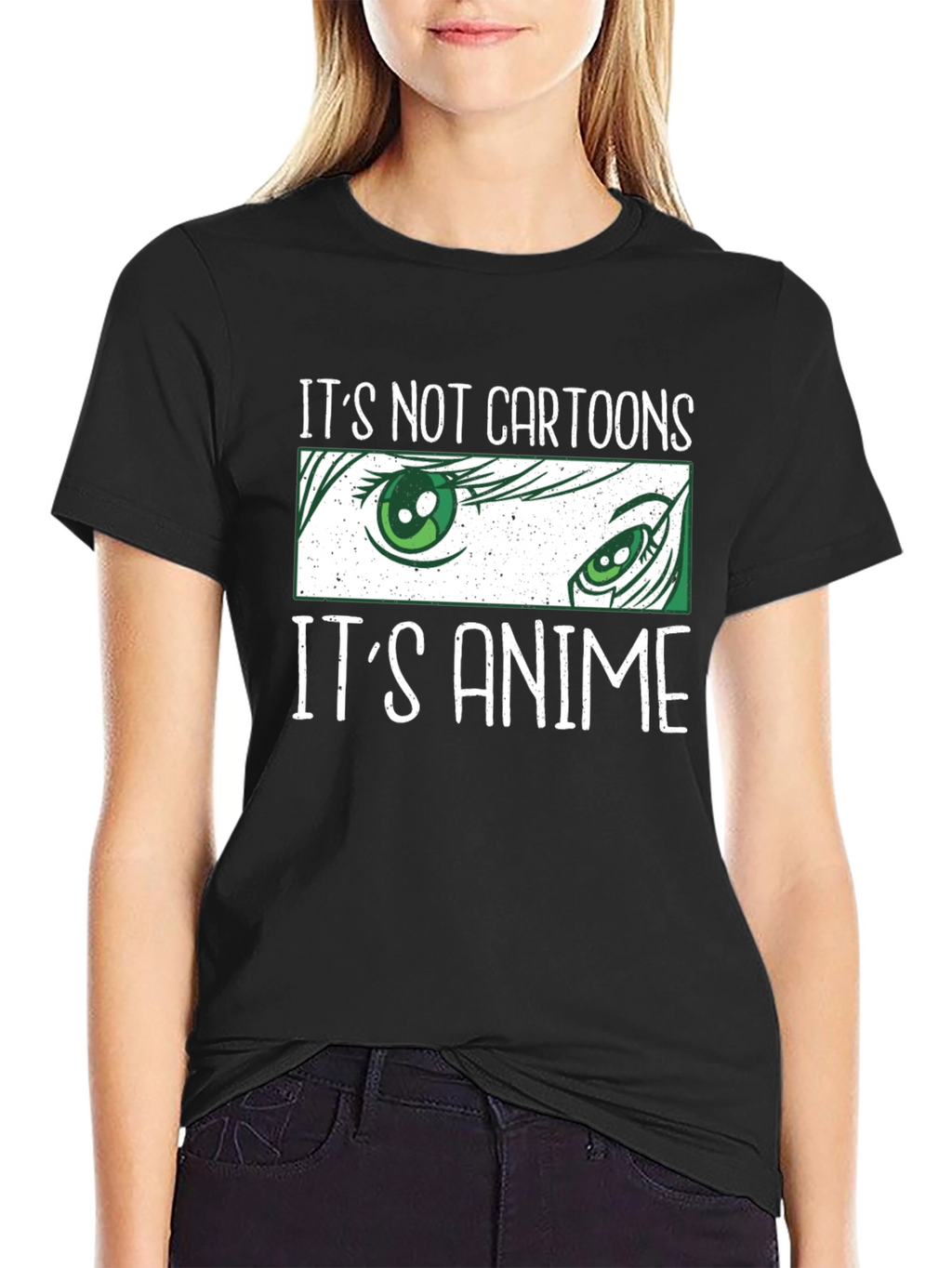Its Not Cartoons Its Anime Graphic T-Shirt