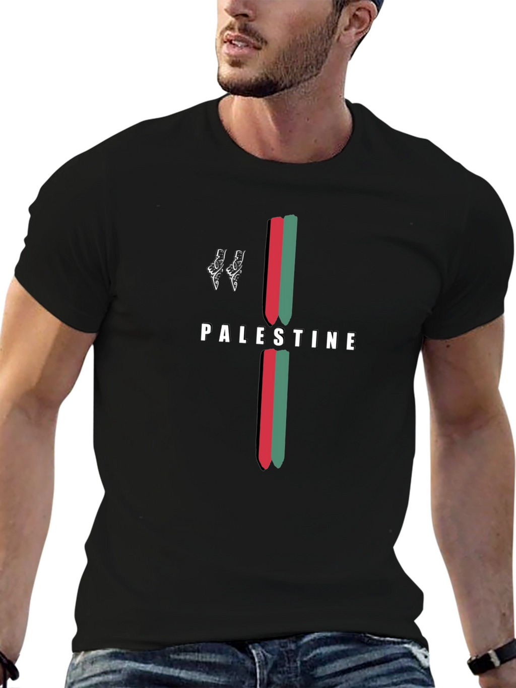 Palestine Pride T-Shirt - Black