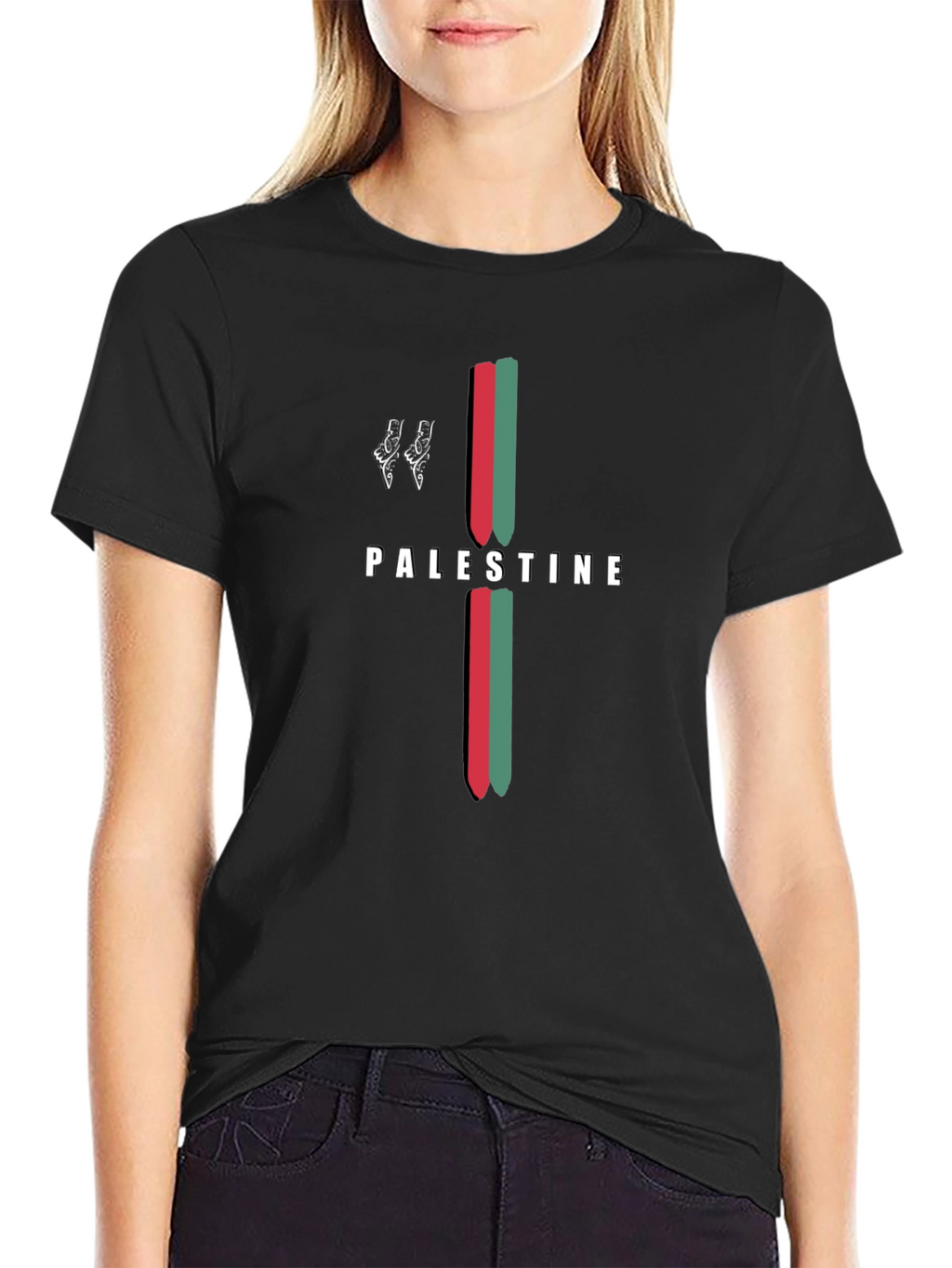Palestine Pride T-Shirt - Black