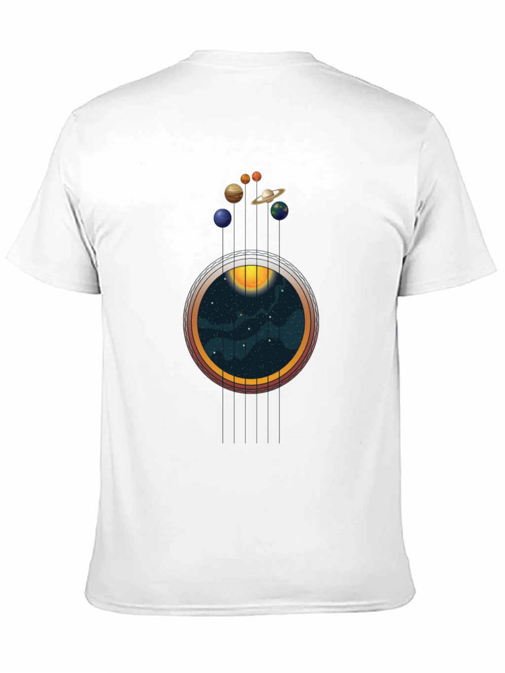 Planets & Space Guitar T-Shirt