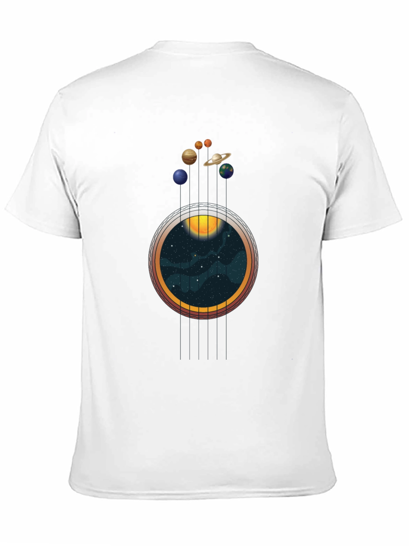 Planets & Space Guitar T-Shirt