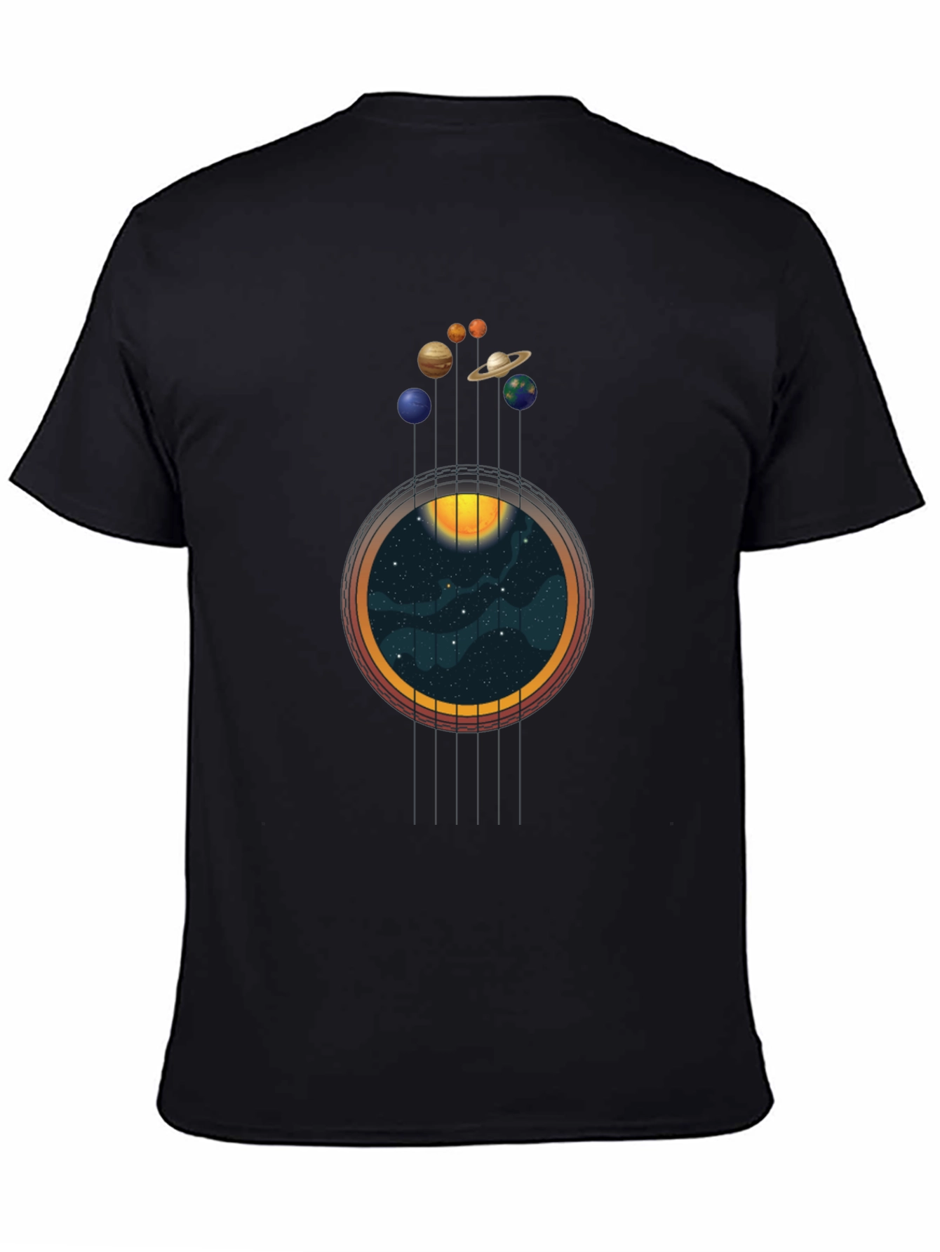 Planets & Space Guitar T-Shirt