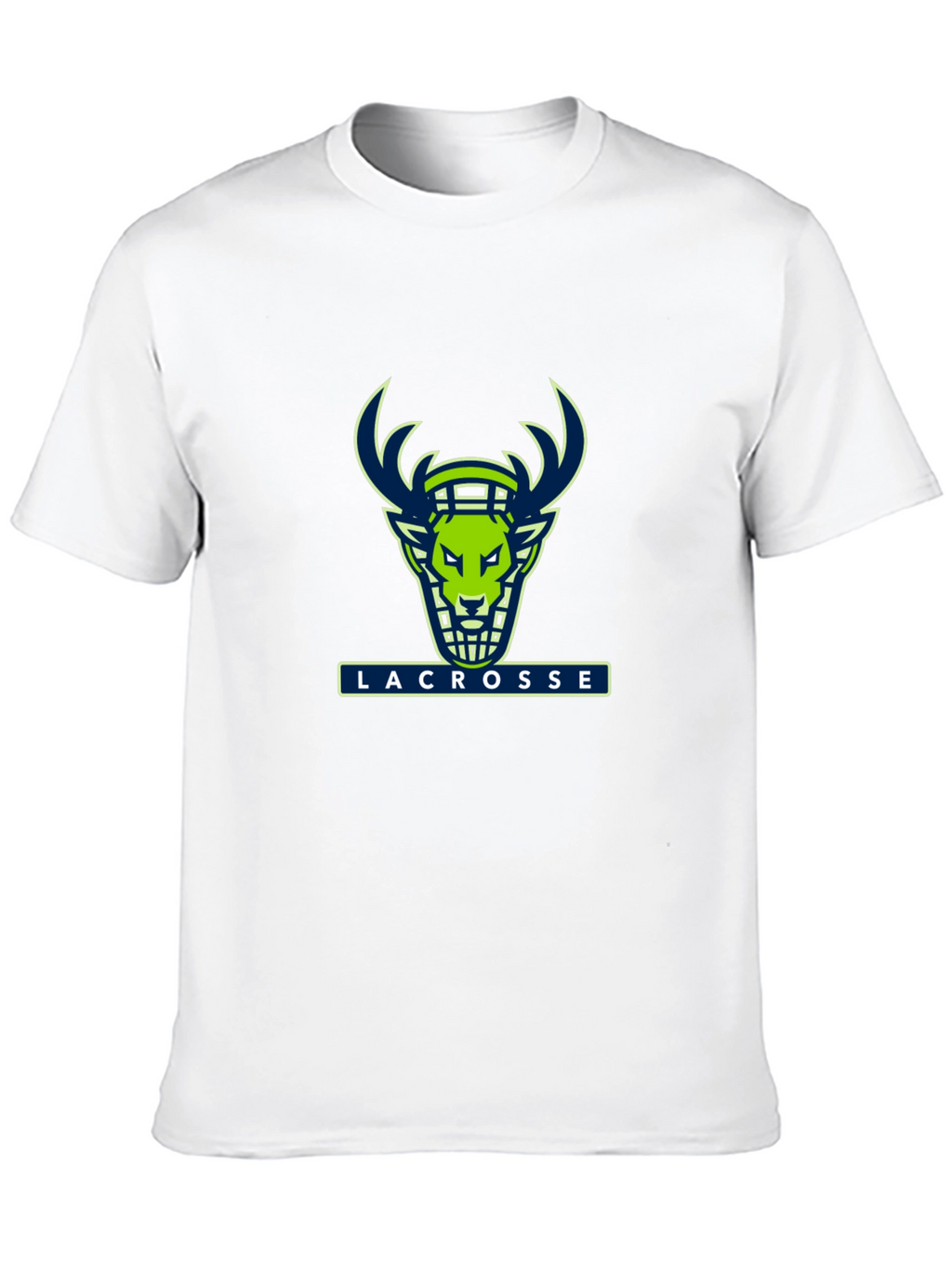 Lacrosse Deer Graphic Black T-Shirt