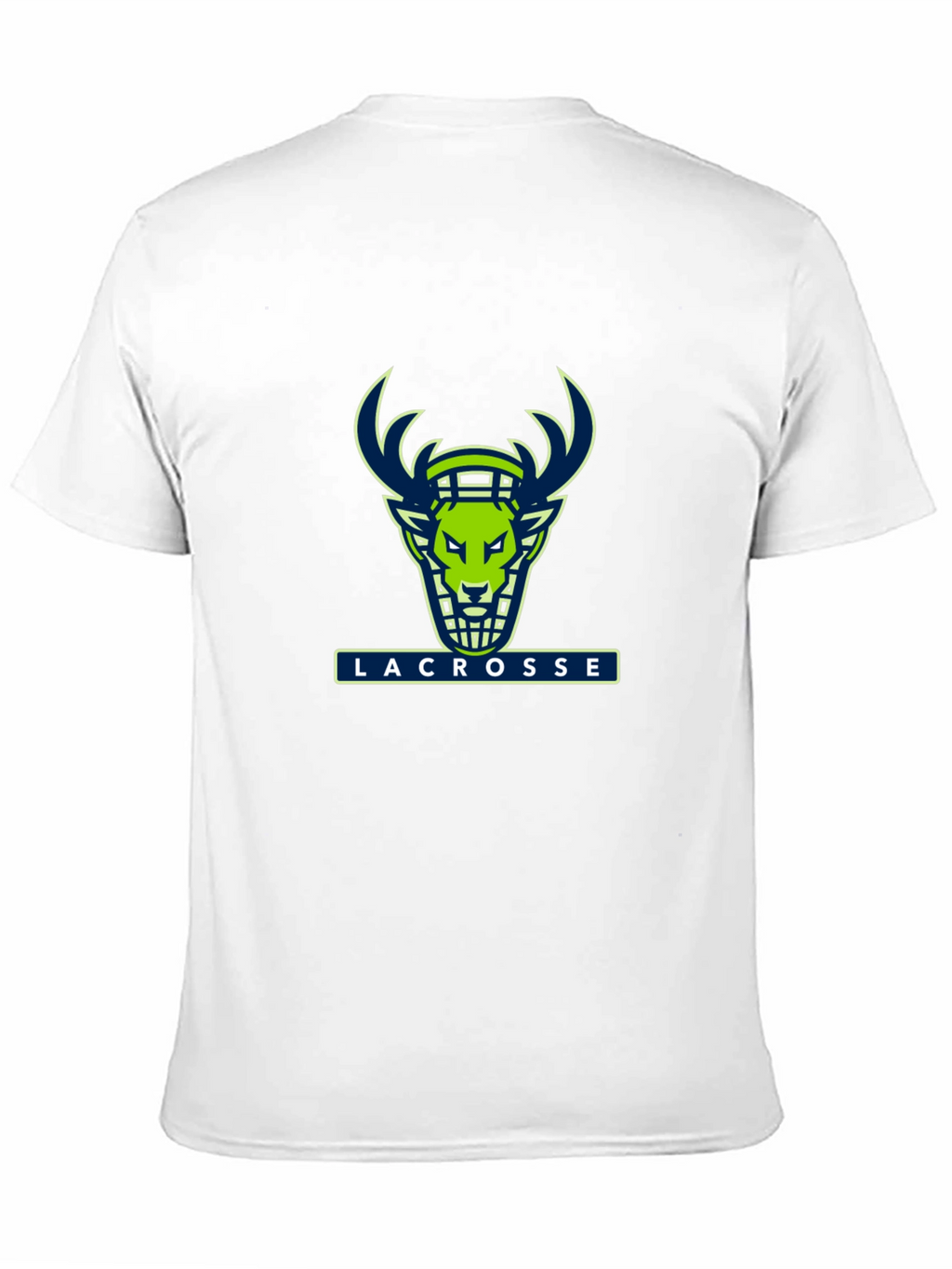 Lacrosse Deer Graphic Black T-Shirt
