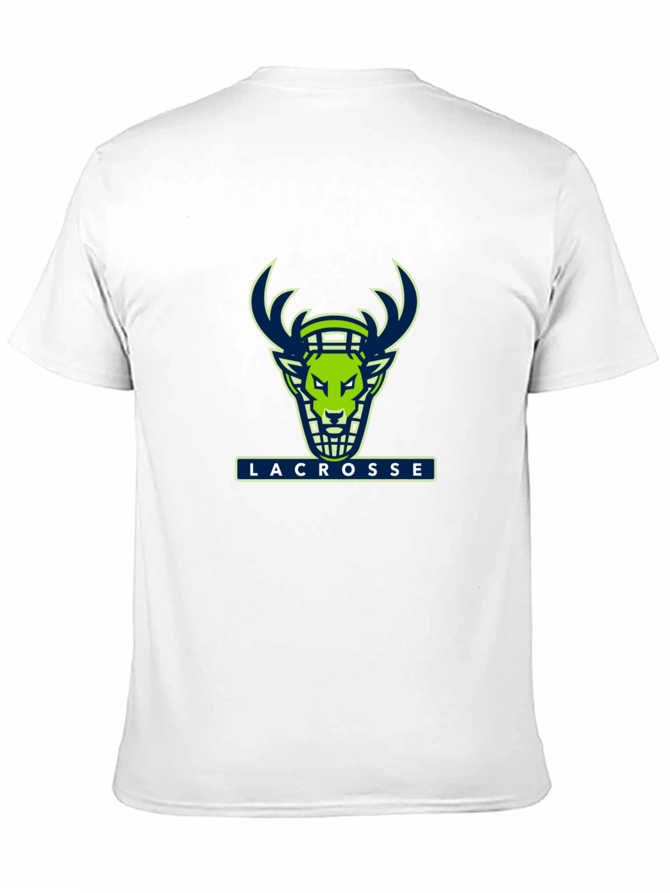 Lacrosse Deer Graphic Black T-Shirt