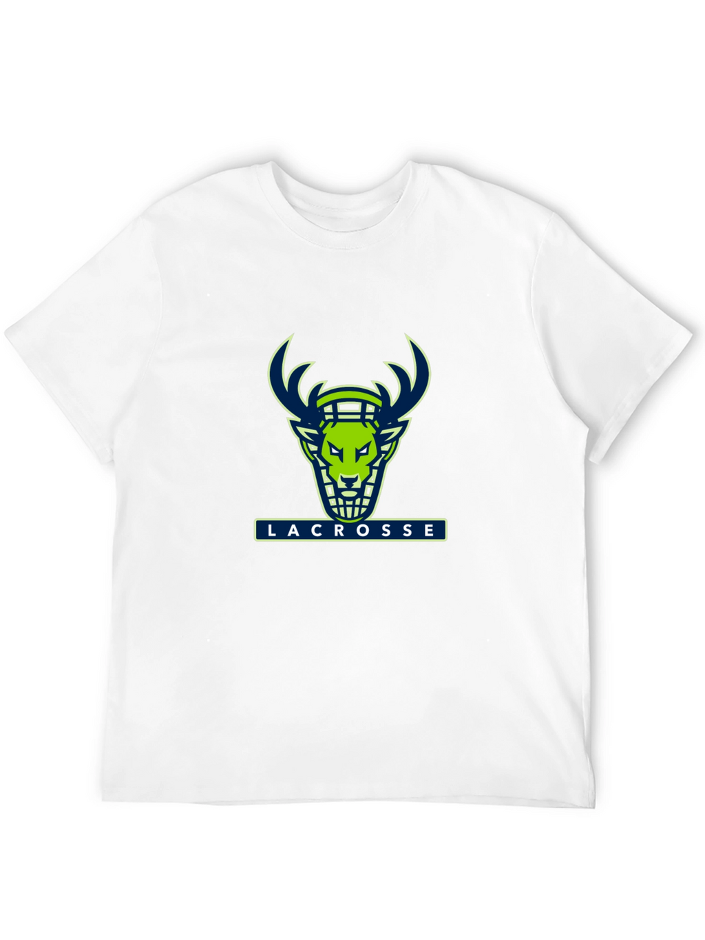 Lacrosse Deer Graphic Black T-Shirt