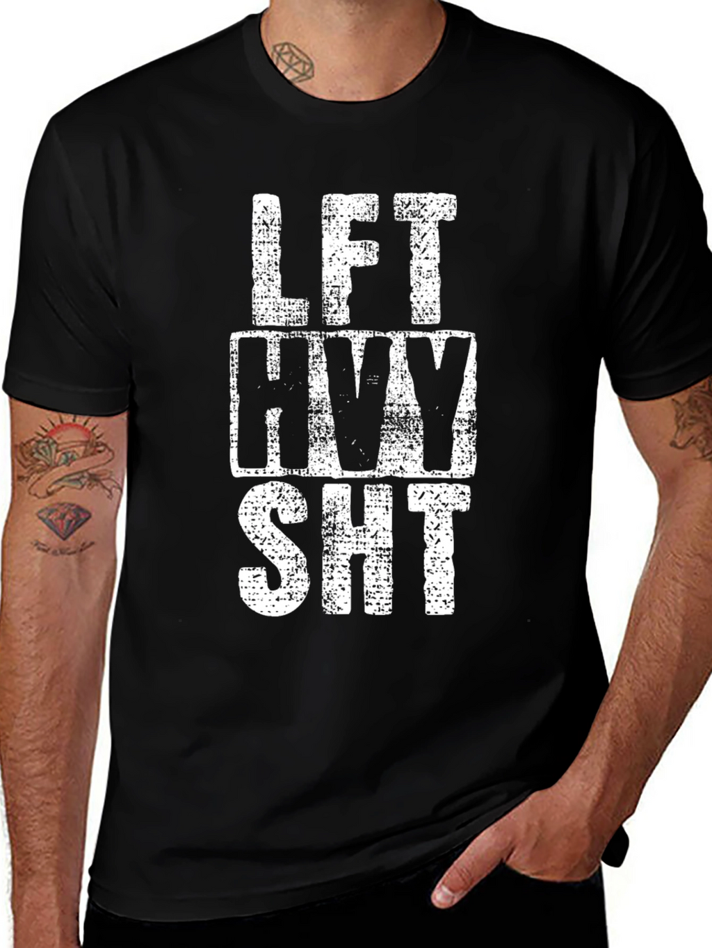 Lift Heavy Stuff T-Shirt - Gym Workout Tee