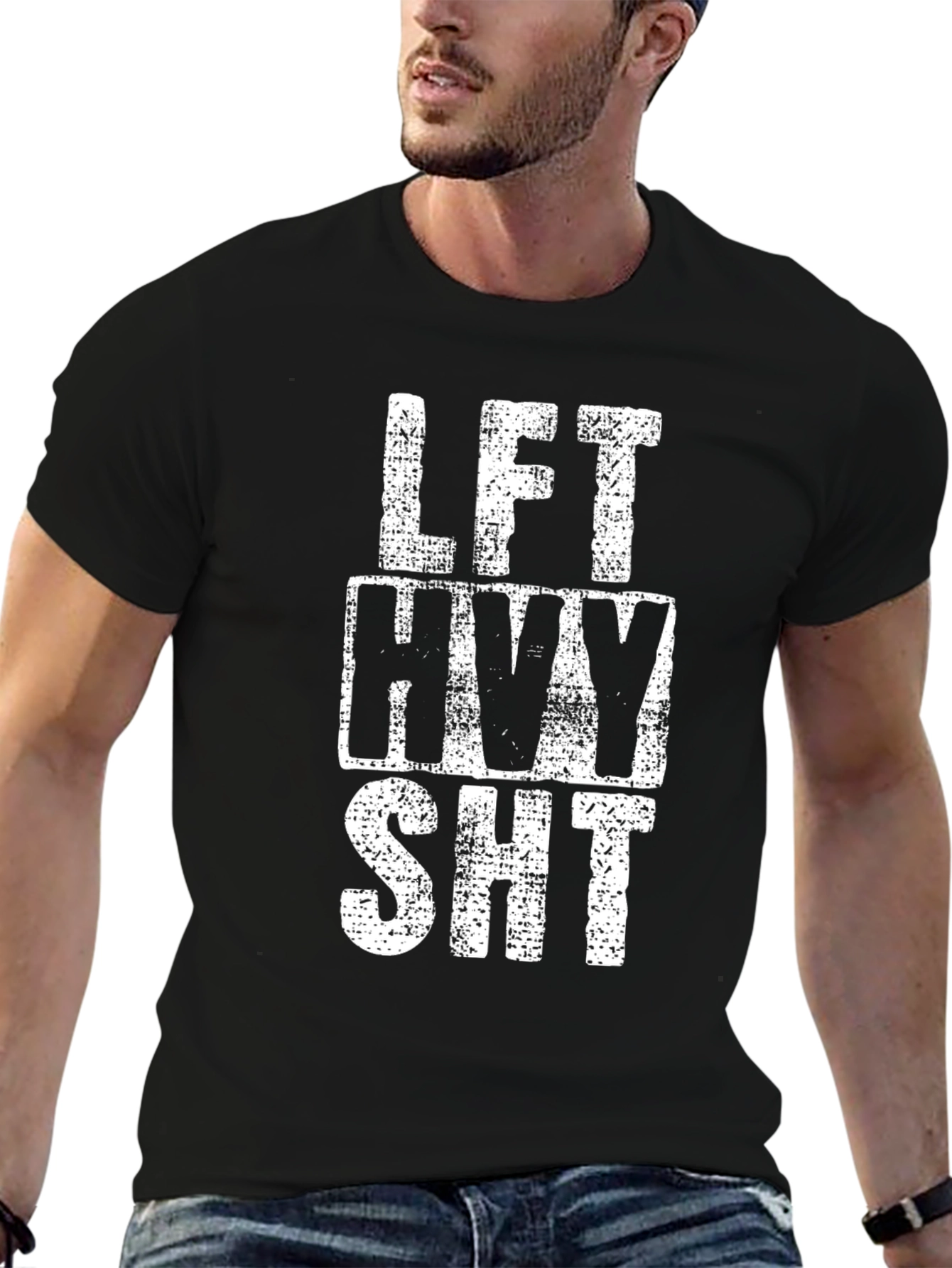Lift Heavy Stuff T-Shirt - Gym Workout Tee